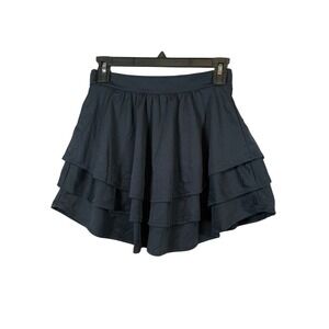 Nautica Girls School Uniform Skort‎ Navy Blue Performance Tiered Ruffle Size 14